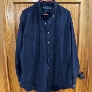 Ralph Lauren Classic Cut Blake Oxford Button Up w Button Down Collar.